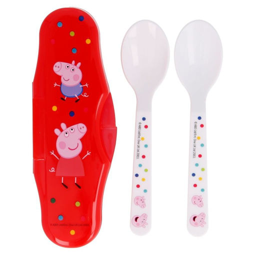 Picture of PEPPA PIG SPOON TRAVEL SET 2PC